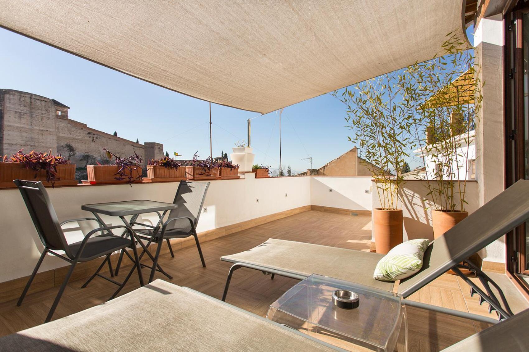 Apartamento Con Terraza Y Cochera Albaycin Granada Kültér fotó