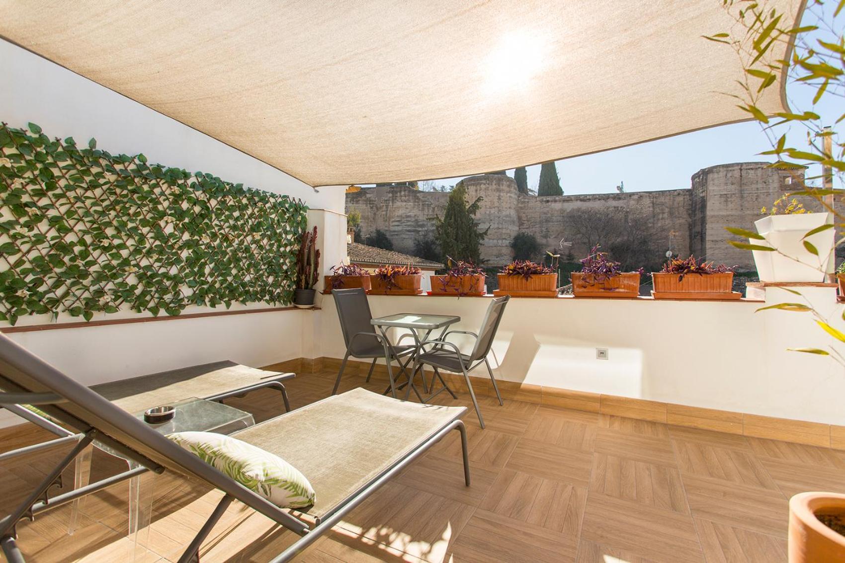 Apartamento Con Terraza Y Cochera Albaycin Granada Kültér fotó