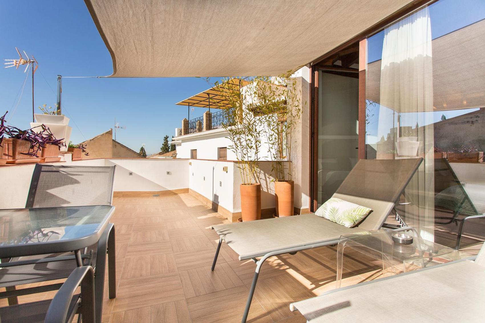 Apartamento Con Terraza Y Cochera Albaycin Granada Kültér fotó